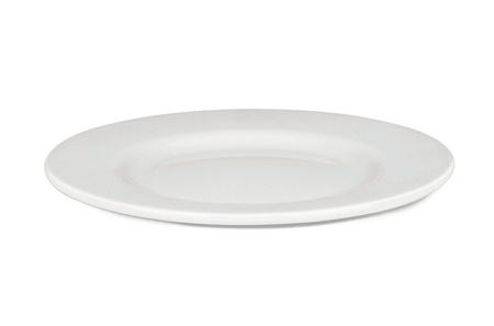 Talerz deserowy Alessi Platebowlcup biały