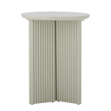 Edith Side Table, White, Firwood