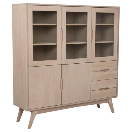 Display Cabinet AURORA Unique white pigmented