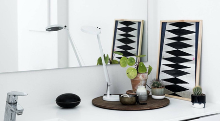 Lampa biurkowa Artemide Demetra Micro biała