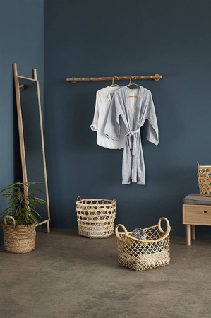 Szafka z siedziskiem Hübsch CUPBOARD szara