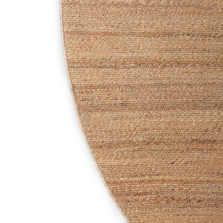 Round woven hemp rug (250x250cm)
