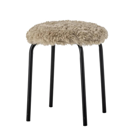 Linard Stool, Brown, Polyester