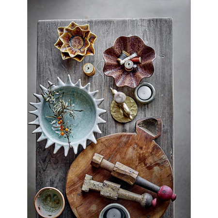 Świecznik Ozdobny Bloomingville DINAH brązowy