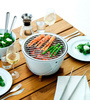 EVA SOLO white porcelain table grill