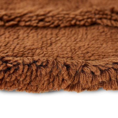 Round woolen rug mahogany (150x150cm)