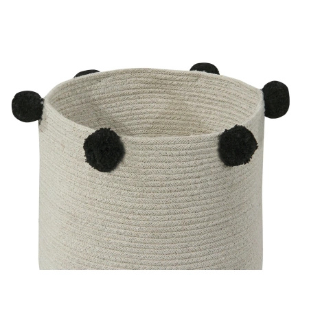 Kosz Lorena Canals NATURAL BLACK czarny