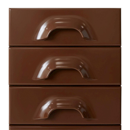 Chest of 6 drawers, chocolate