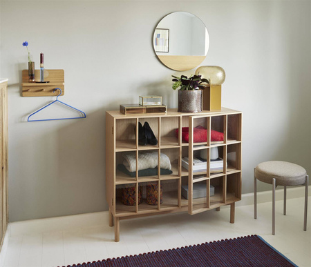 HÜBSCH SILO stool gray yellow