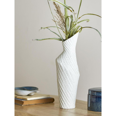 Fikla Vase, White, Stoneware