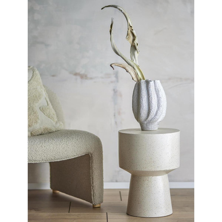 Cove Vase, White, Stoneware