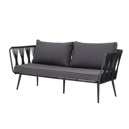 Sofa Bloomingville PAVONE FIRE-RESISTANT czarna