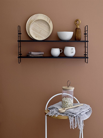 Półka ścienna Bloomingville North czarna