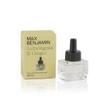 Wkład do dyfuzora ściennego MAX BENJAMIN Lemongrass & ginger 15 ml żółty
