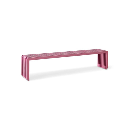Ławka HKLIVING SLATTED różowa rozmiar 160 cm