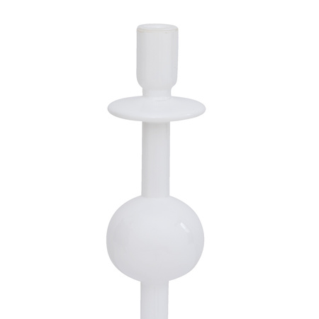 Świecznik UNC BULB biały 30 cm