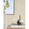 Paula Candle Holder, Brown, Stoneware