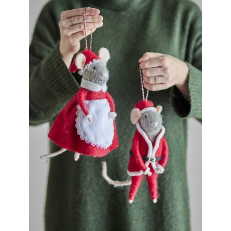 Peo Ornament, Red, Wool