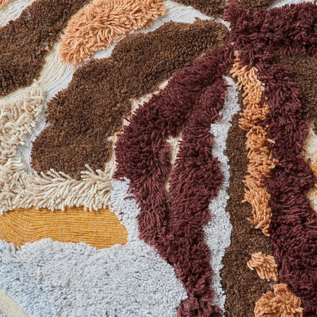 Okrągły dywan hkliving PALM BEACH wielokolorowy rozmiar 150x150 cm