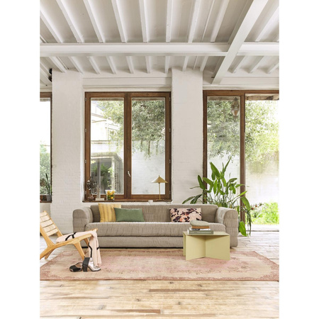 Dywan wełnian hkliving KNOTTED różowy rozmiar 200x300 cm