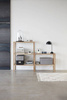 HÜBSCH cotton rug beige