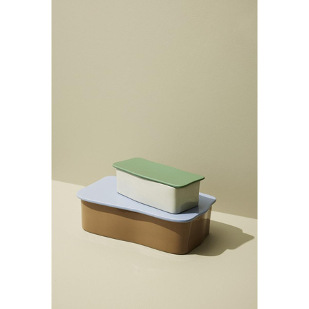 Amare Desk Organiser Large Brown/Light blue