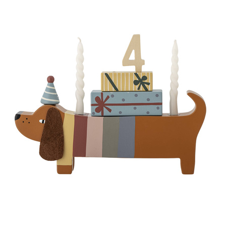 Charlie Birthday Decoration, Brown, FSC®100%, Lotus