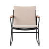 Fotel Bloomingville HAMPTON czarny