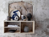 Ozcar Wall Decor, Blue, Stoneware