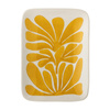 Fauni Plate, Yellow, Stoneware