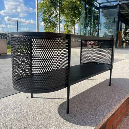 Powystawowa Półka Hübsch METAL czarna (outlet)