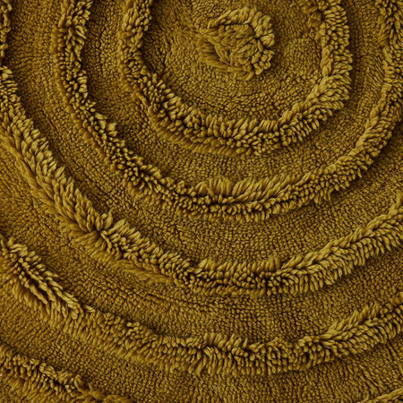 Round woolen rug seaweed (150x150cm)