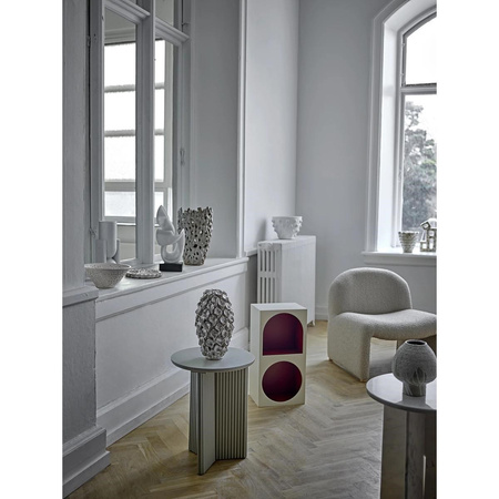 Edith Side Table, White, Firwood