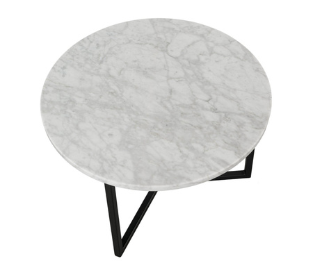 Stolik kawowy Igne Furniture MOON 60 cm biały