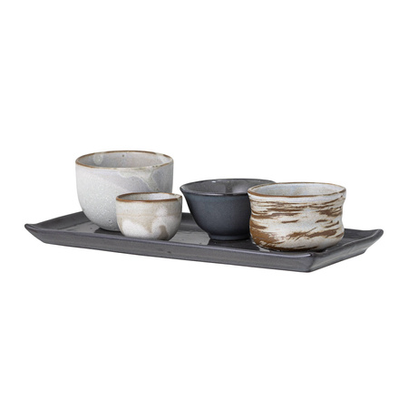 Masami Sushi Set, White, Stoneware