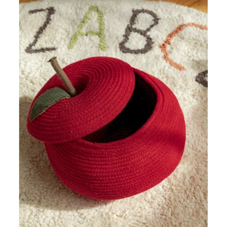 Kosz Lorena Canals APPLE czerwony