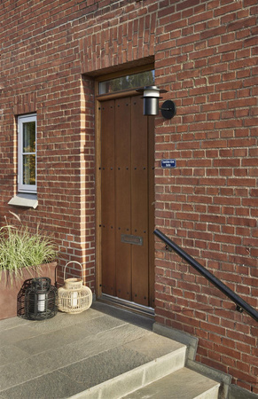 Lampa zewnętrzna Hübsch SUBURB czarna