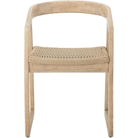 Serrone Dining Chair, Nature, Rubberwood