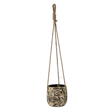 BLOOMINGVILLE MOGHIS brown flowerpot