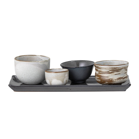 Masami Sushi Set, White, Stoneware