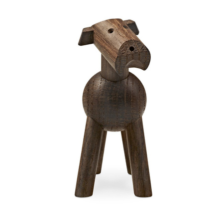 Wooden decoration KAY BOJESEN Dog TIM smoked oak