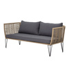 BLOOMINGVILLE Mundo Brown Garden Sofa