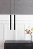 UMAGE CHIMES TALL black pendant lamp