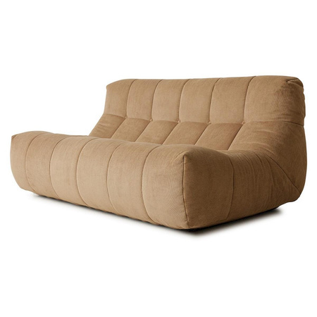 Lazy lounge bench corduroy rib brown