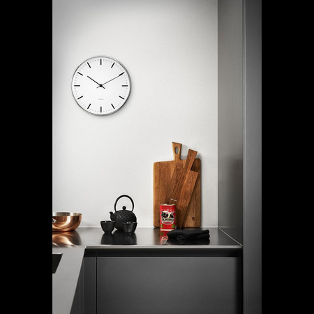 City Hall Wall clock Ø16.5 cm white/black
