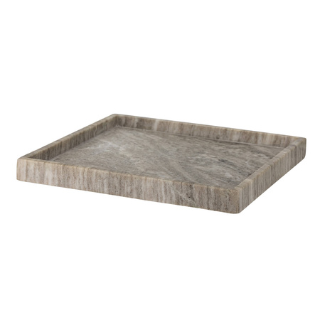 Majsa Tray, Brown, Marble