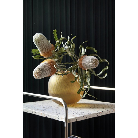 Smile Stool Light green/Orange