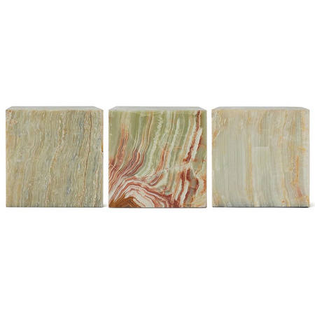 Onyx marble block table
