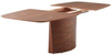 Dining table #117 SKOVBY brown black