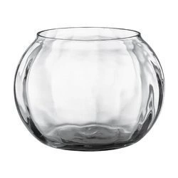 Szklany świecznik Lene Bjerre AEA transparentny